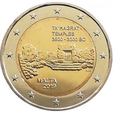 MALTA 2€ Templo de Ta Hagrat 2019